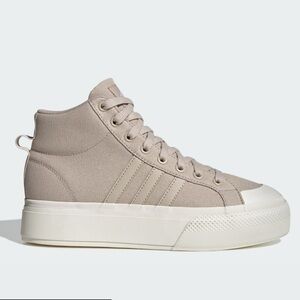 Adidas Bravada 2.0 Platform Mid Sneakers - Beige